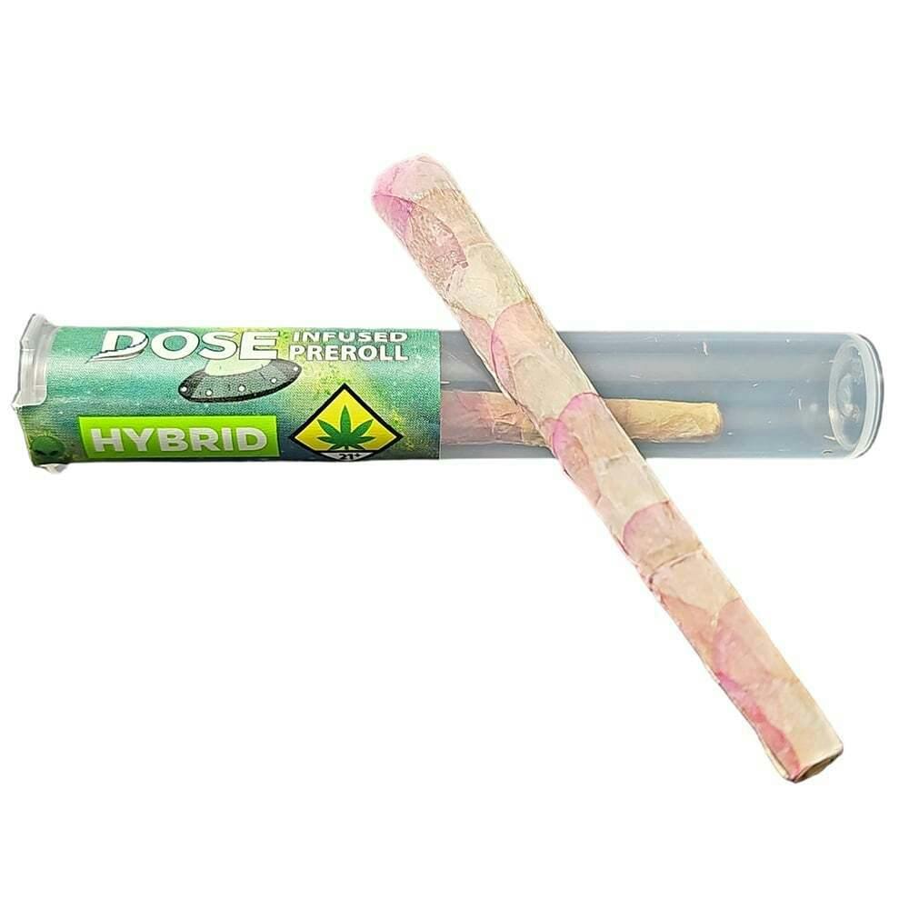 Royal Creme Cake [1g] | Dose Oil - Infused Rose Wrapped Pre Roll