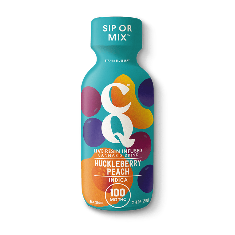 Huckleberry Peach w/ BLUEBERRY Live Resin [2oz] (100mg THC) | CQ/Cannabis Quencher - Shot