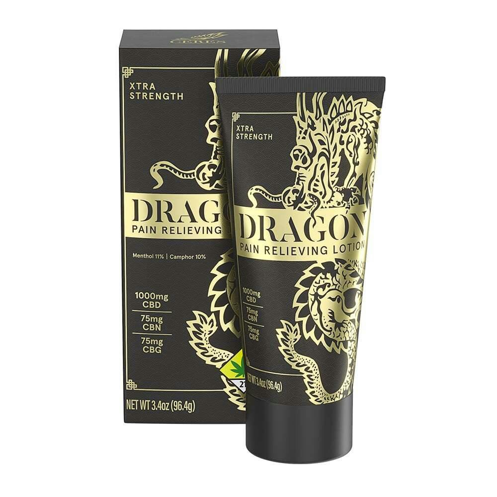 Xtra Strength [3.4oz] (1000mg CBD/75mg CBN/75mg CBG) | Ceres - Dragon Lotion