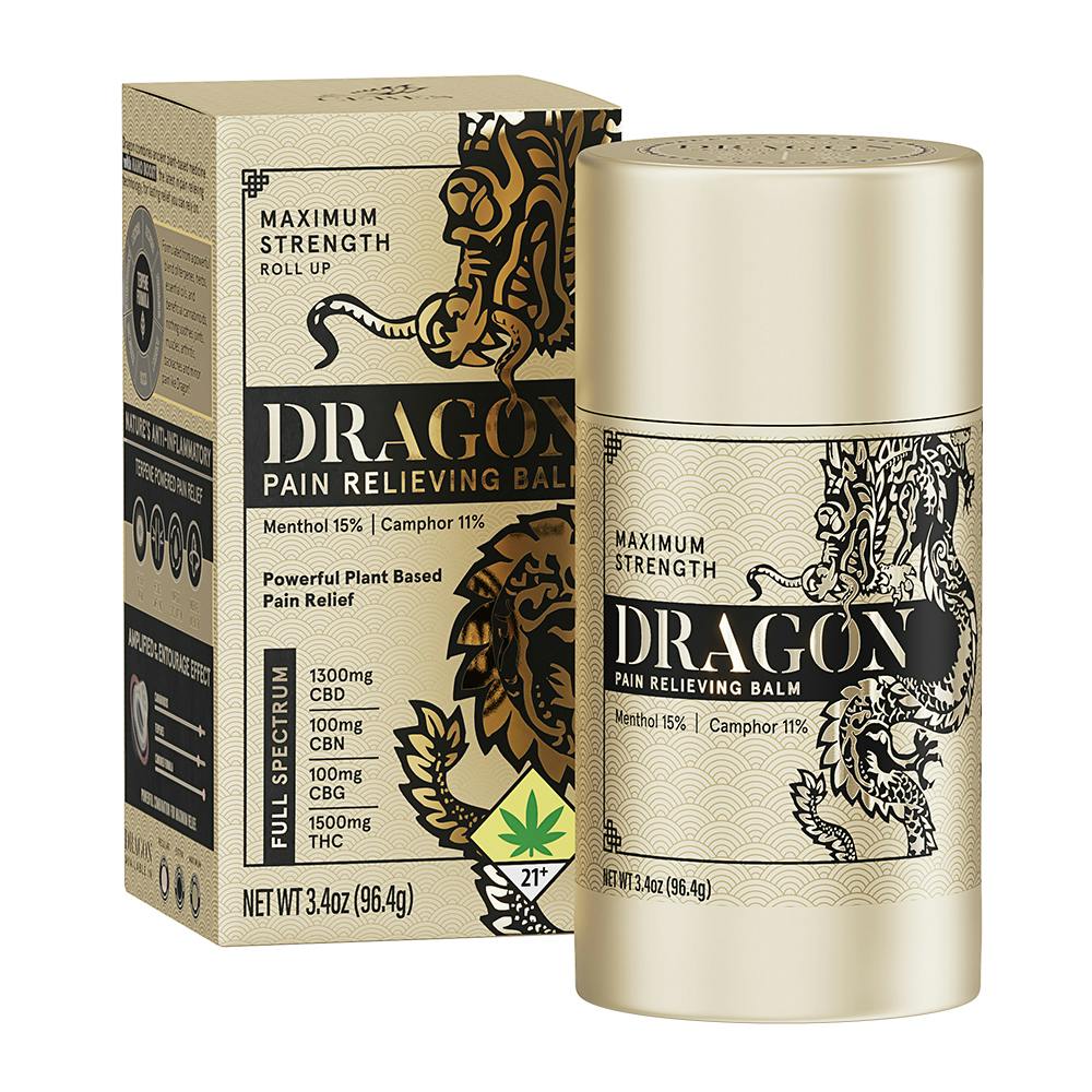 Maximum Strength [3.4oz] (1300mg CBD/1500mg THC/100mg CBN/100mg CBG) | Ceres - Dragon Roll-Up