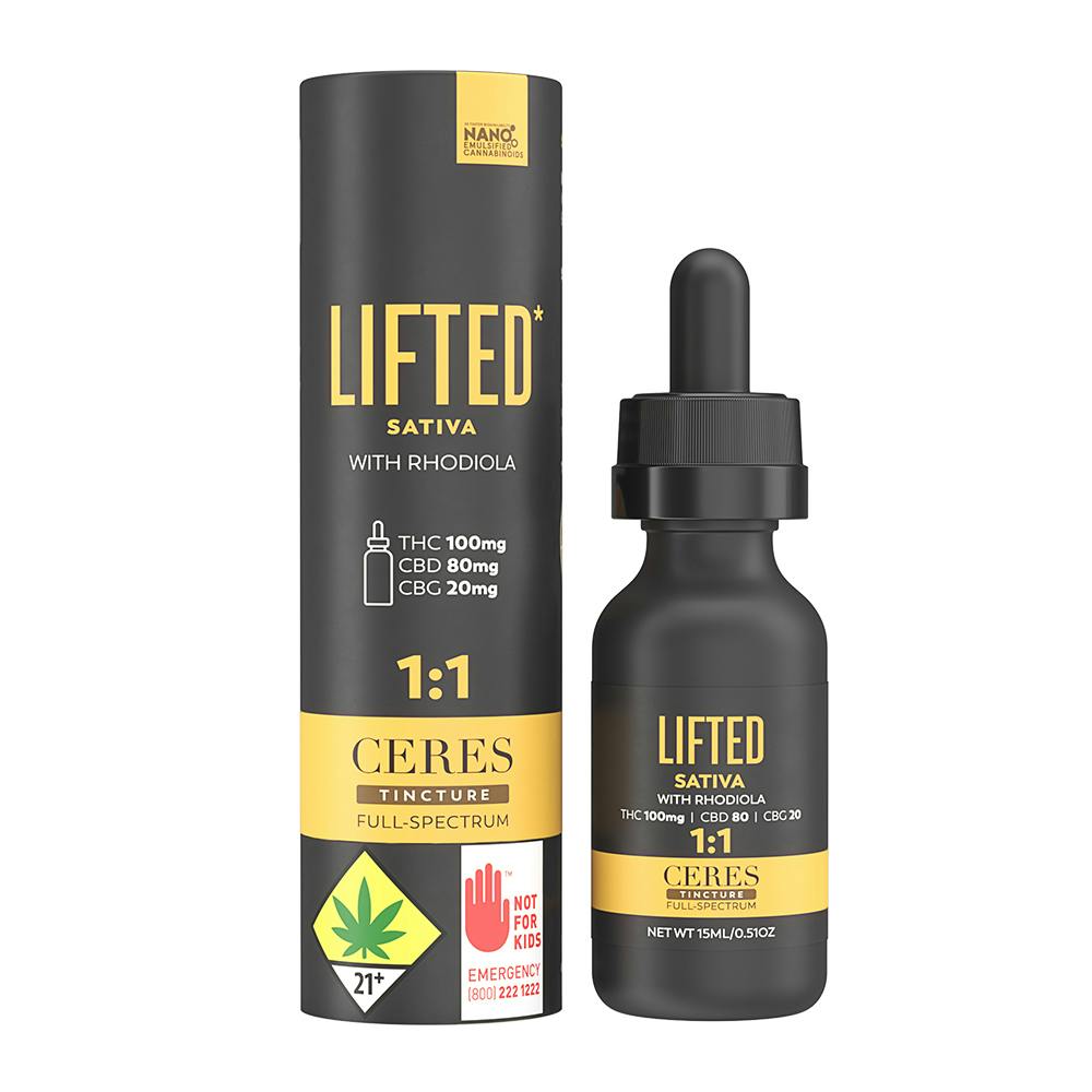1:1 Lifted [15ml] (100mg THC/80mg CBD/20mg CBG) | Ceres - Tincture