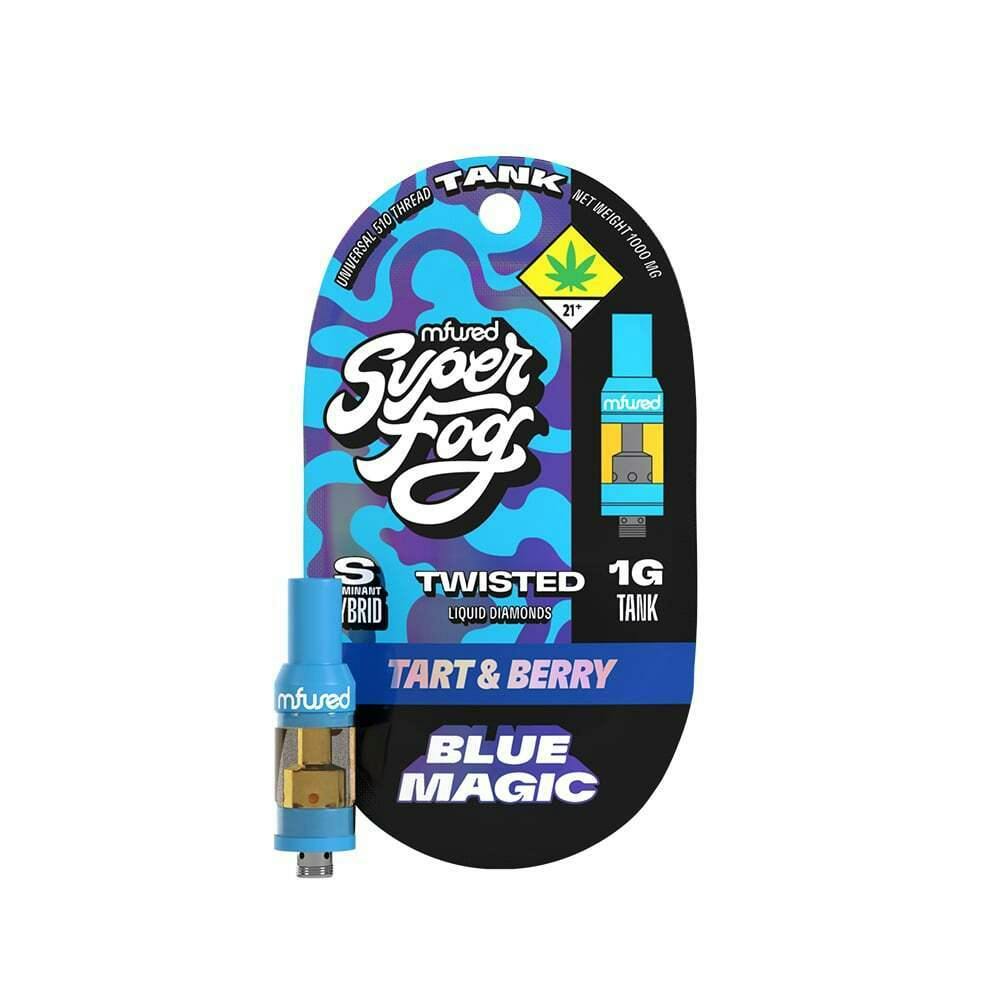 Blu Razz | TWISTED Ion Tank Cartridge | 1g by Super Fog by MFused