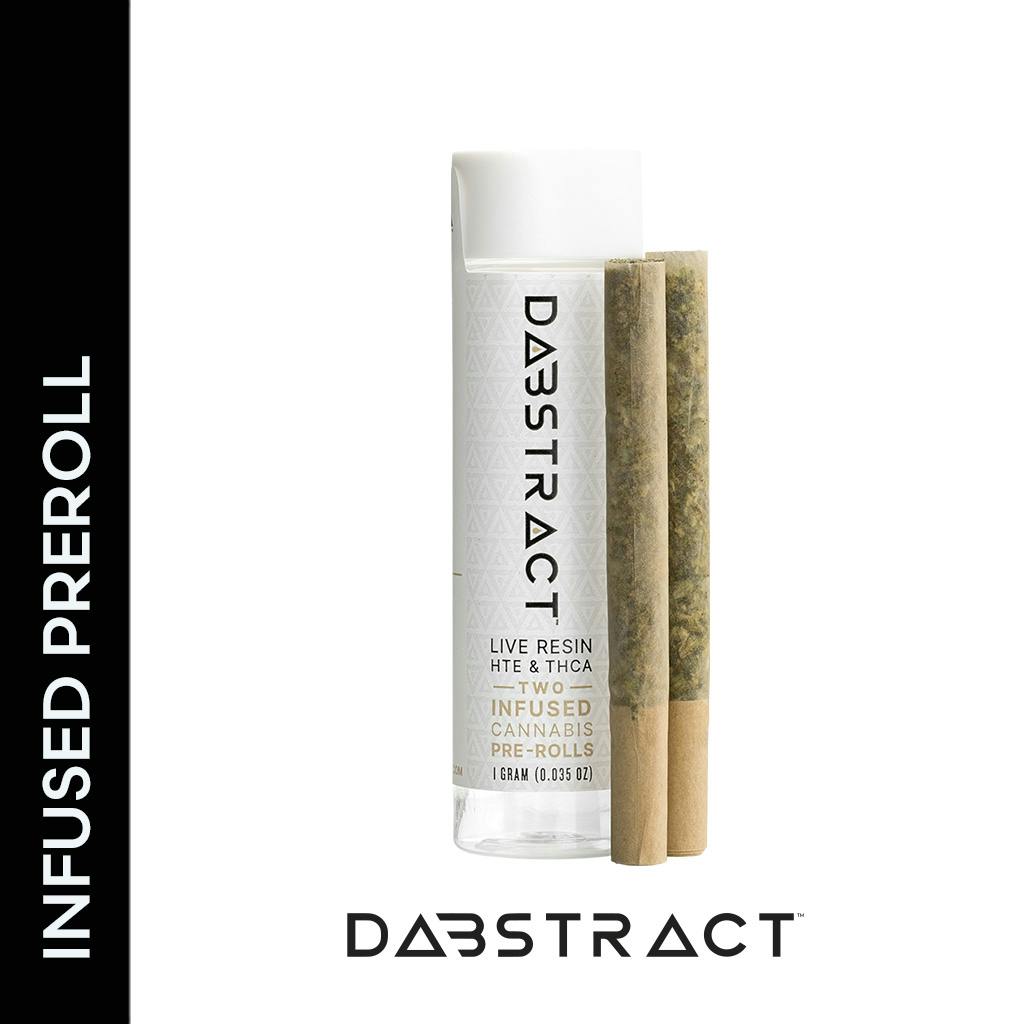 Double OG Chem [.5g] | Dabstract - 2 Pack Live Resin HTE Infused Pre Roll