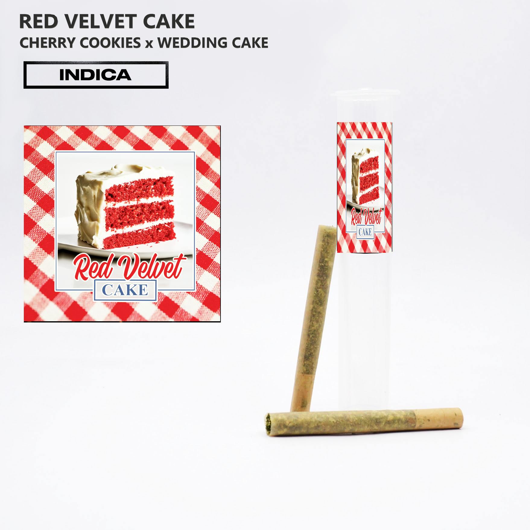 Red Velvet Cake [.5g] | Phat Panda - 2 Pack Bangers Pre Roll
