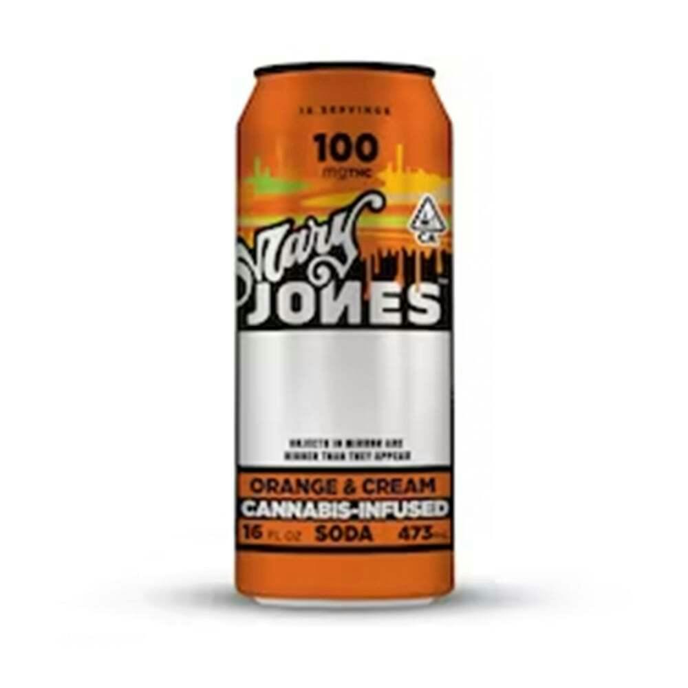 Orange & Cream [16oz] (100mg) | Mary Jones - Soda