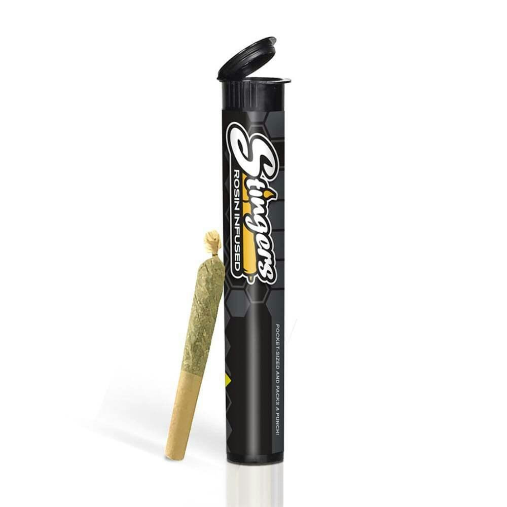 Kiwi Sherbert [.5g] | Stingers - 2 Pack Hash Rosin Infused Pre Rolls