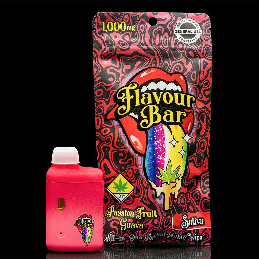 Passion Fruit Guava [1000mg] | Dank Czar - Flavour Bar Disposable