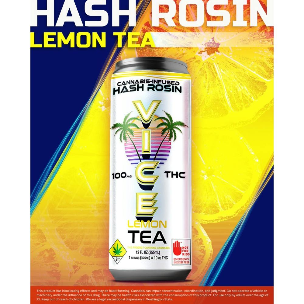 Lemon Tea [12oz] (100mg) | Vice - Hash Rosin Drink