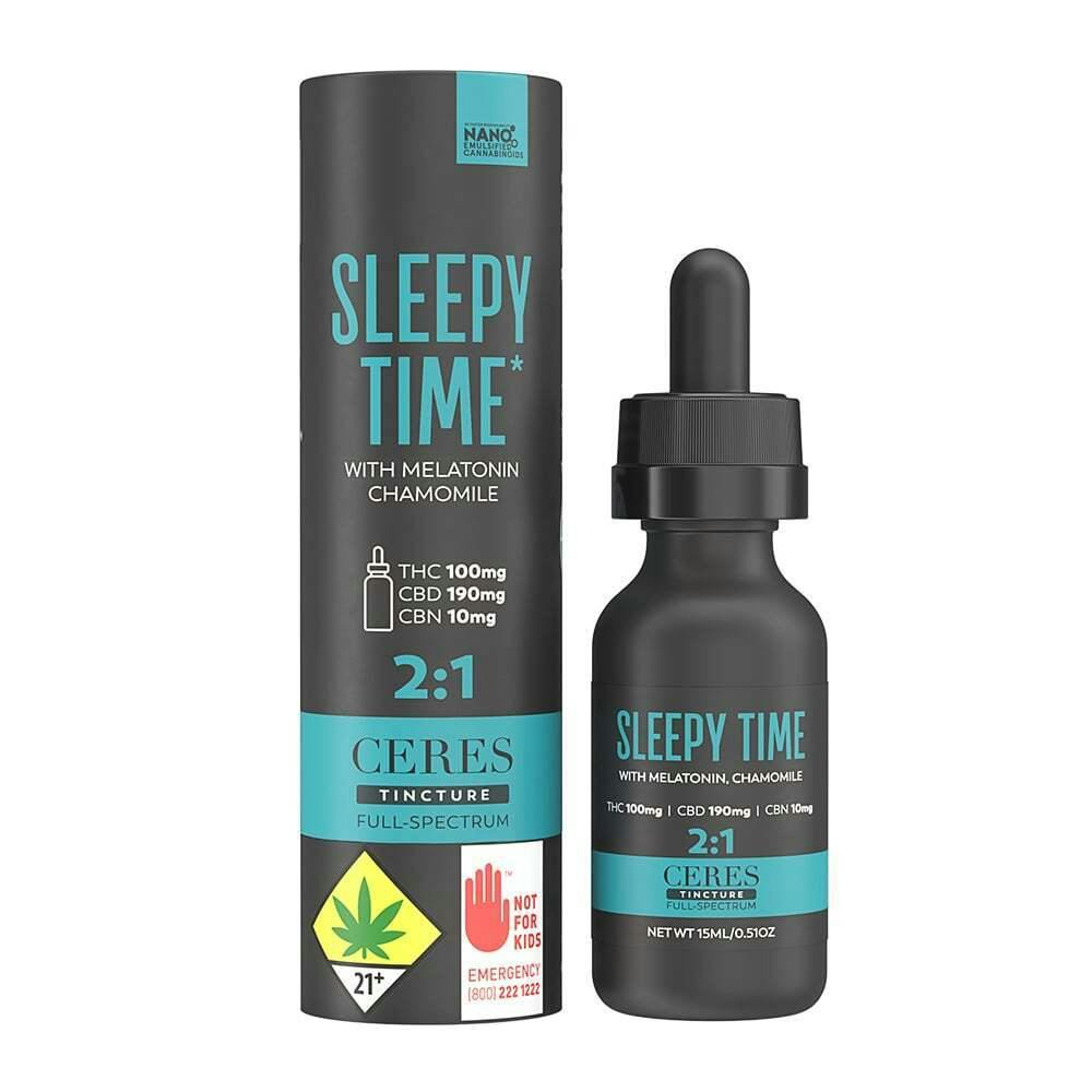 2:1 Sleepy Time [15ml] (100mg THC/190mg CBD/10mg CBN) | Ceres - Tincture