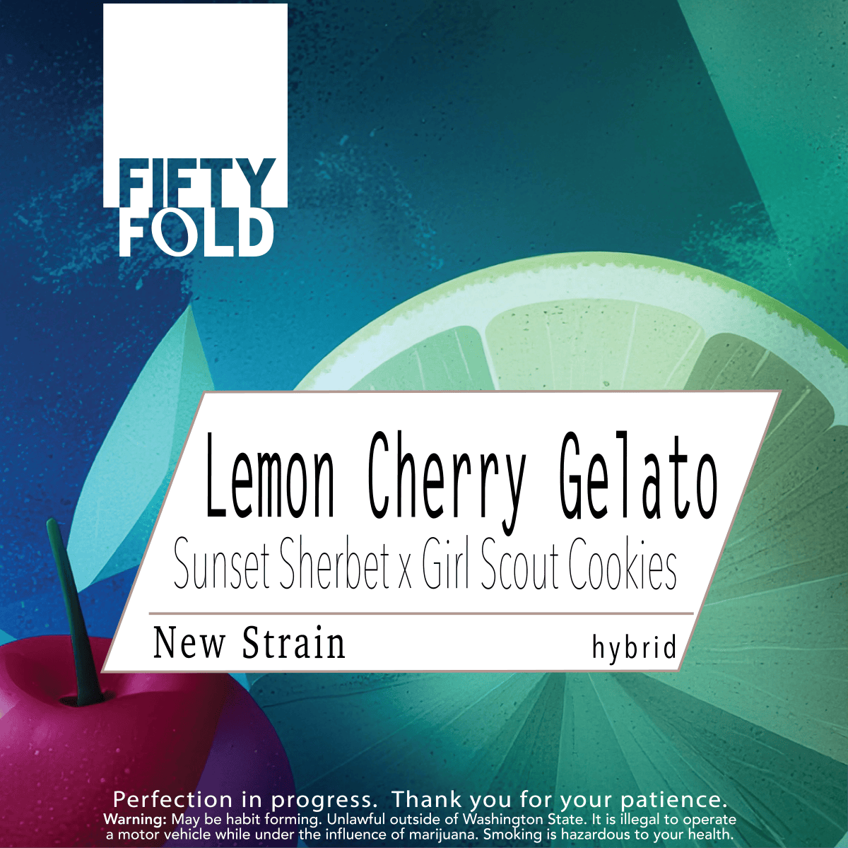 Lemon Cherry Gelato | Fifty Fold - Indoor