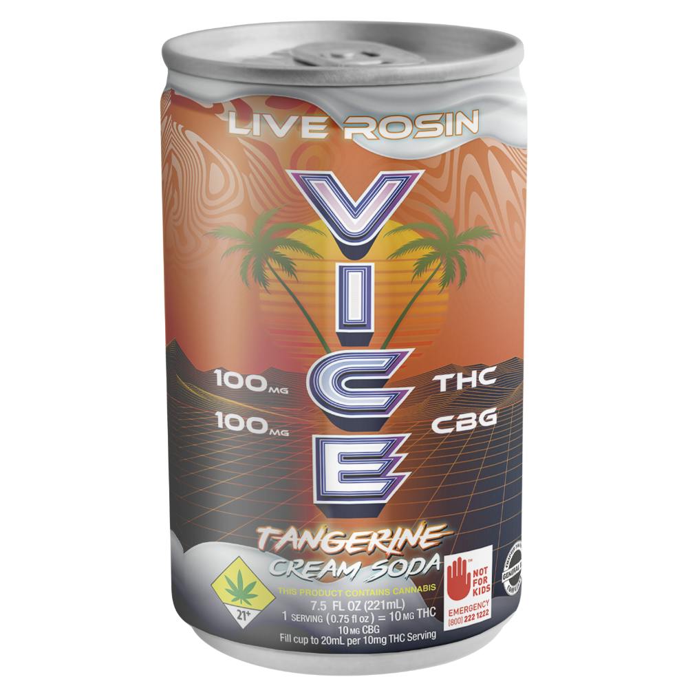 1:1 Tangerine Cream (100mg THC/100mg CBG) | Vice - Hash Rosin Drink