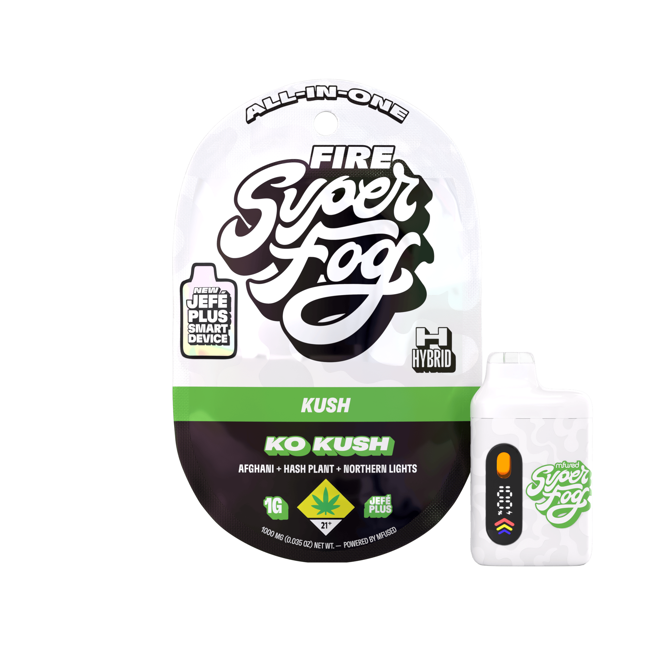KO Kush [1000mg] | Mfused - Super Fog - FIRE Liquid Diamond Jefé Plus