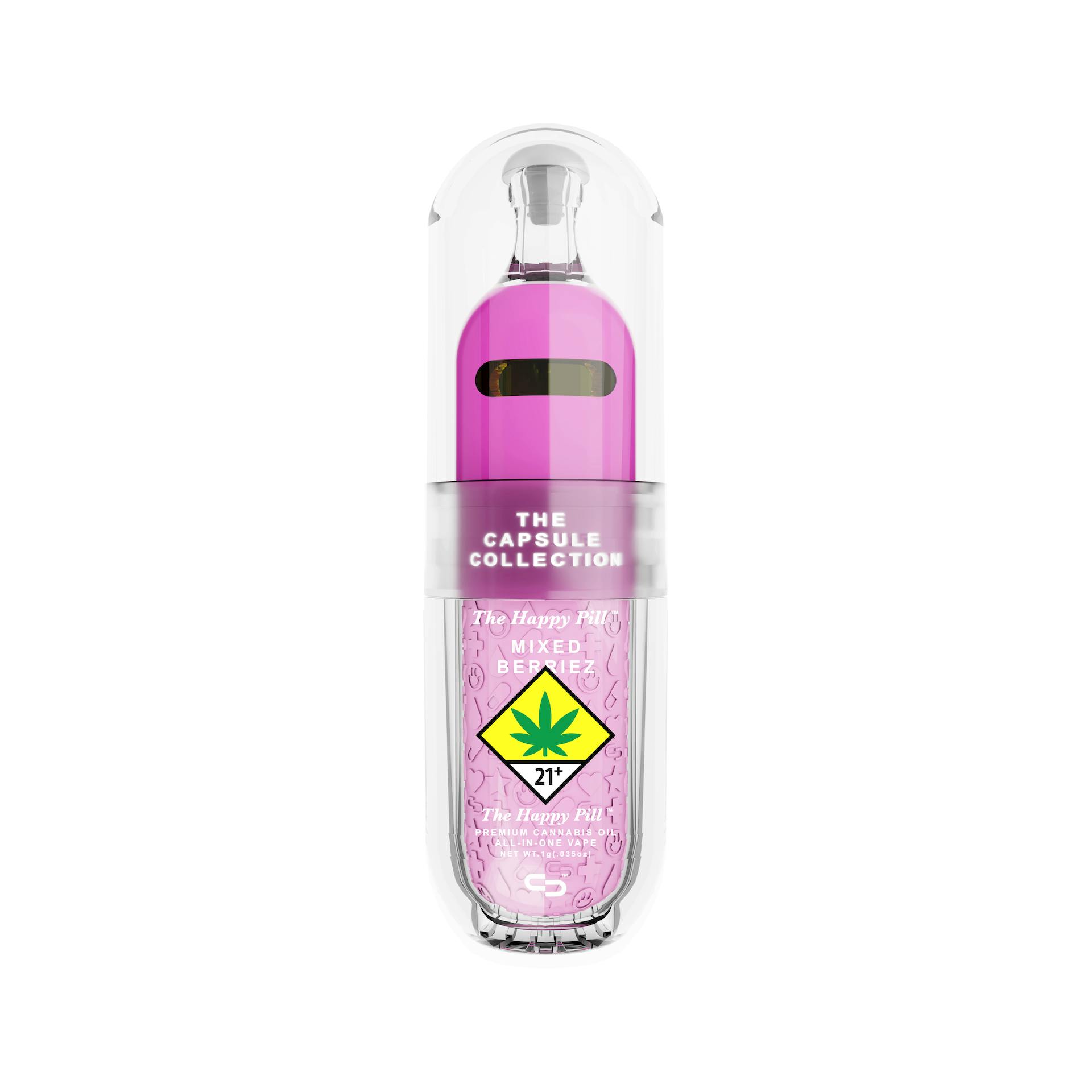 Mixed Berriez - 1G - AIO [1000mg] | The Capsule Collection - Happy Pill - AIO Pen