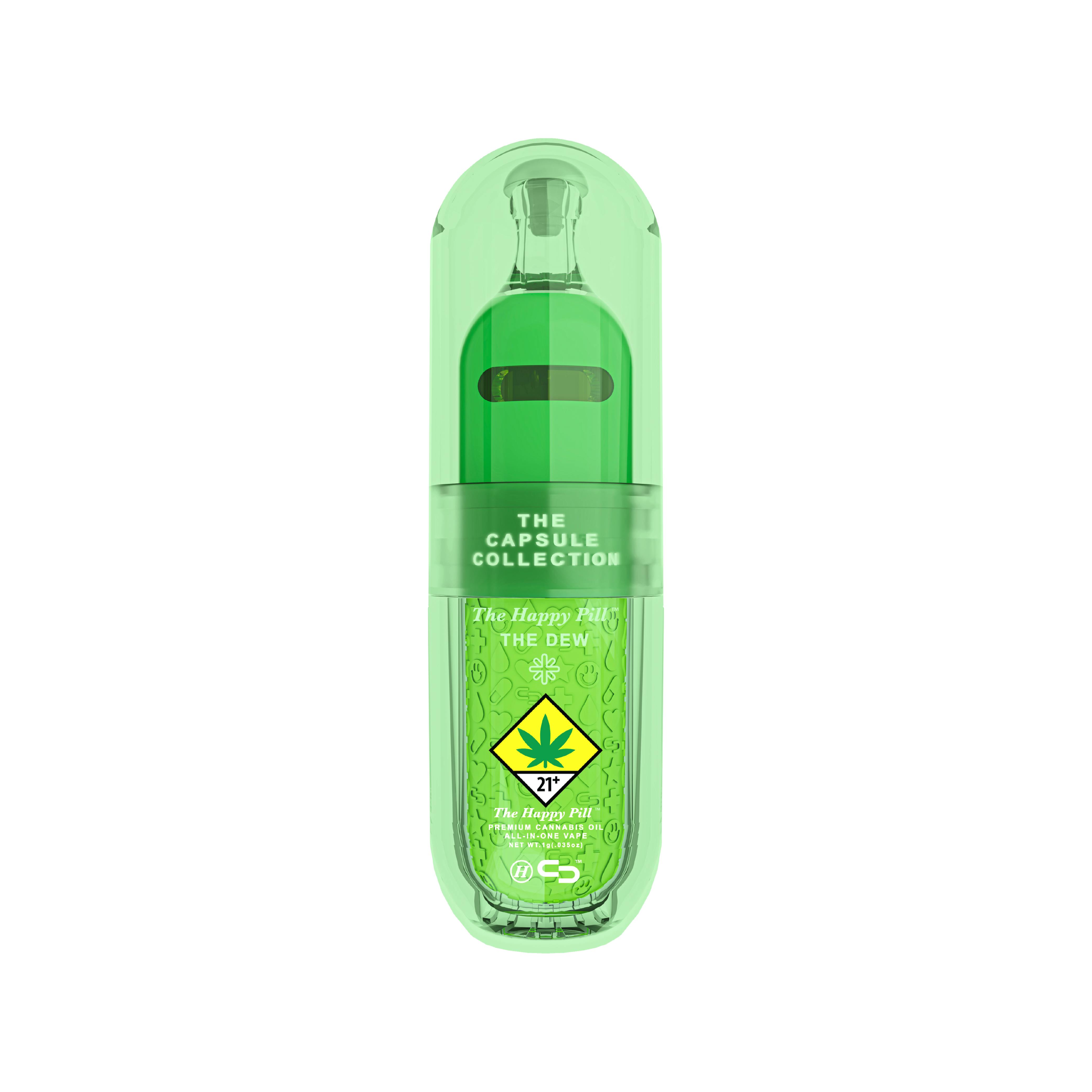 The DEW - 1G - AIO [1000mg] | The Capsule Collection - Happy Pill - AIO Pen