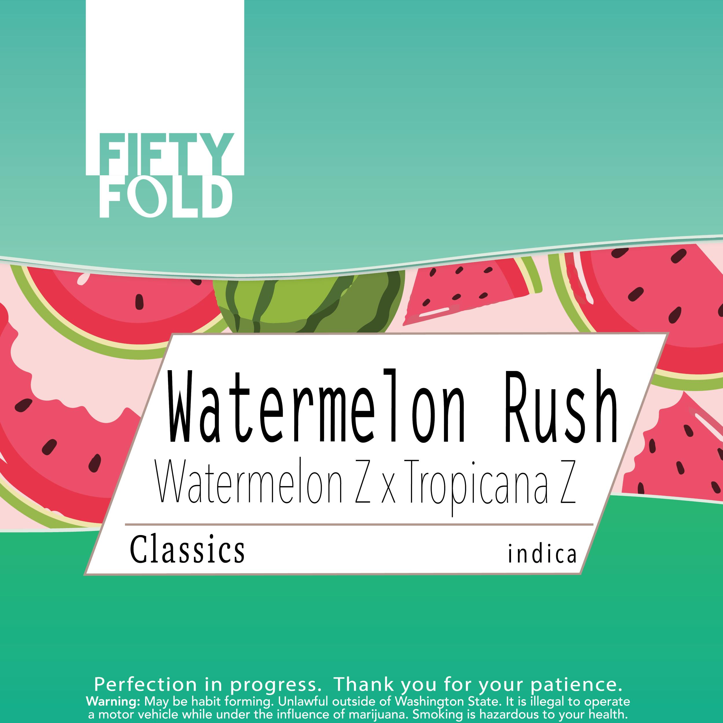 Watermelon Rush [.75g] | Fifty Fold - Infused - Snickerdoobie