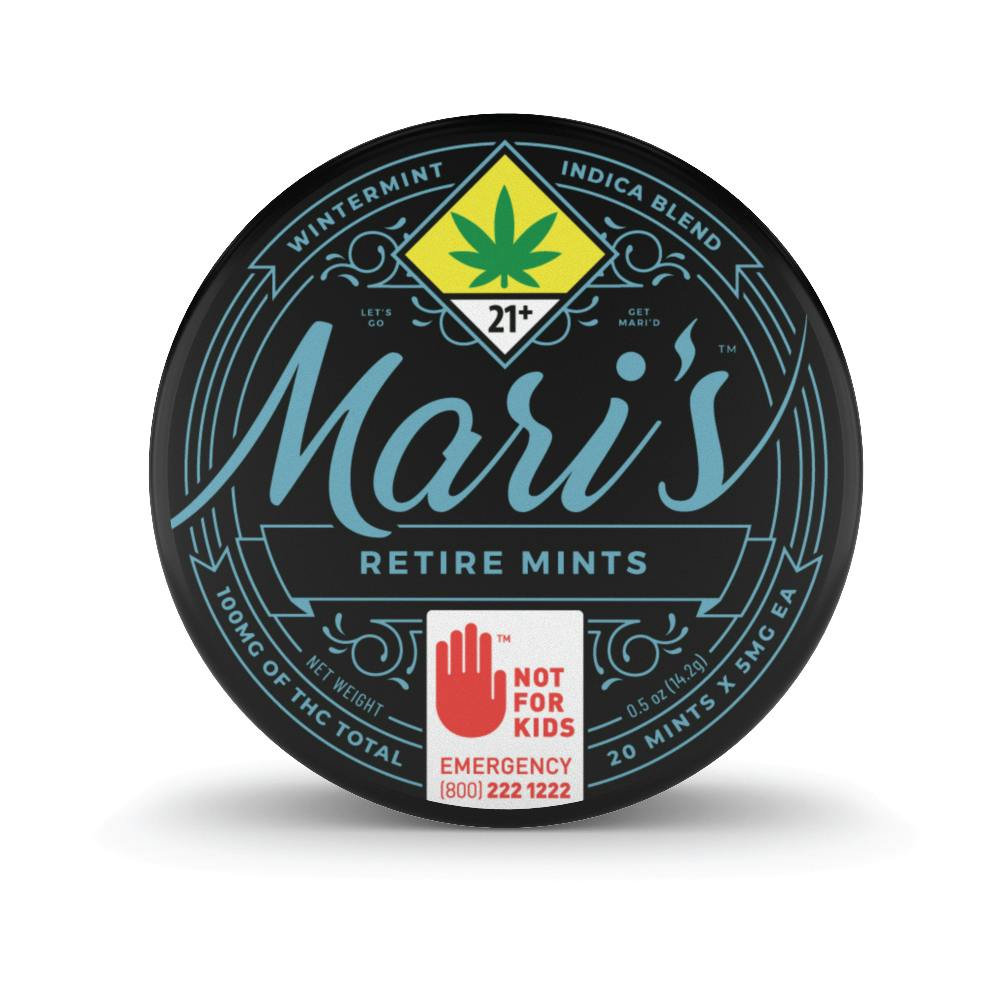 Wintermint [20pk] (100mg) | Mari's Mints - Retire Mints