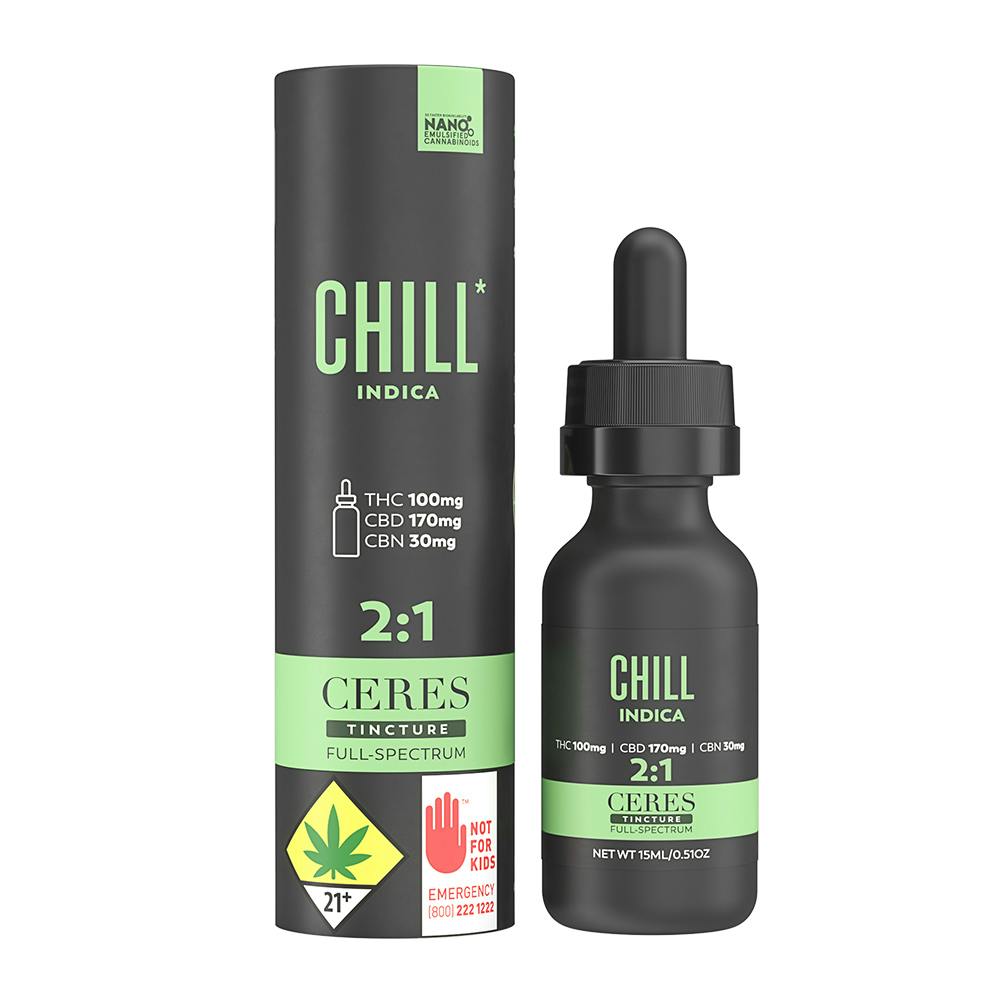 2:1 Chill [15ml] (100mg THC/170mg CBD/30mg CBN) | Ceres - Tincture