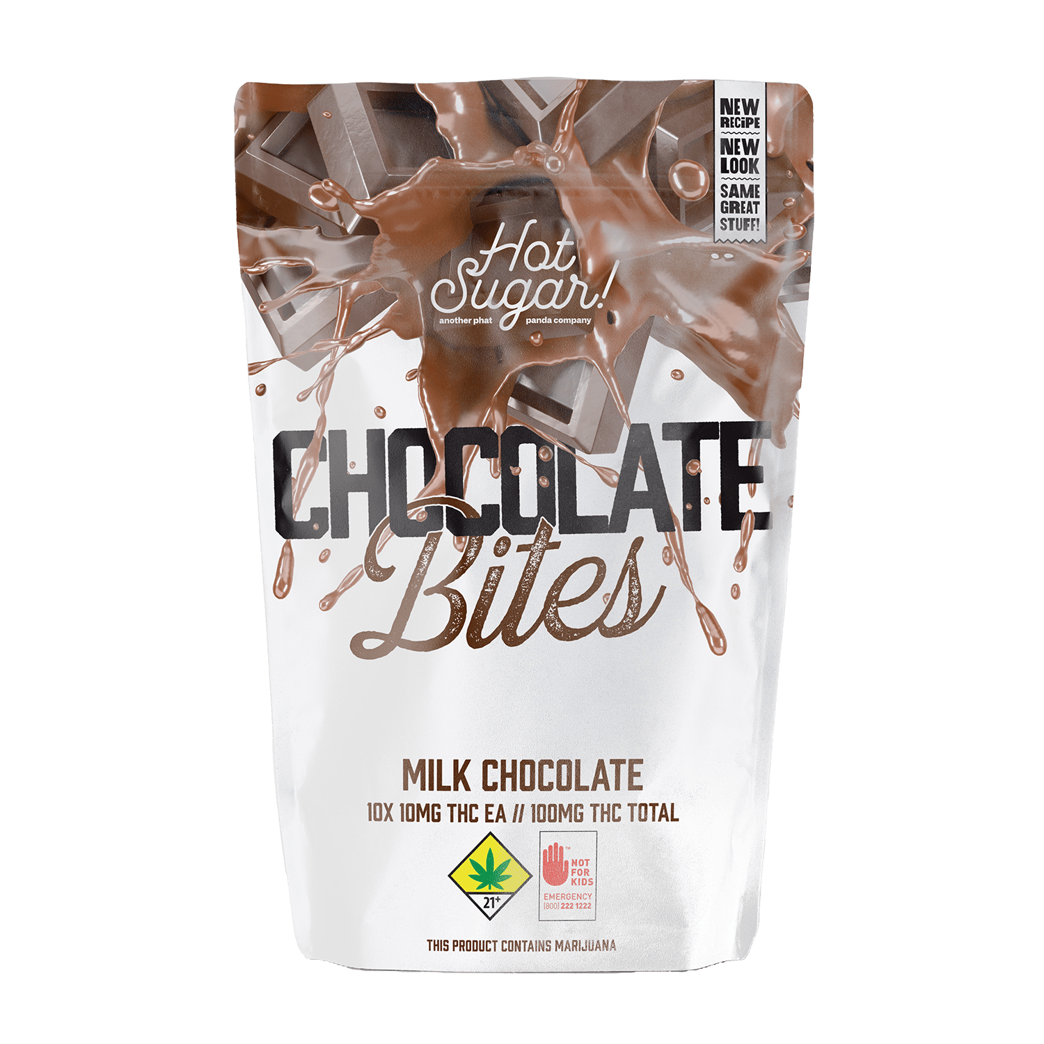 Milk Chocolate - Sativa [10pk] (100mg) | Hot Sugar - Live Resin Chocolate Bites