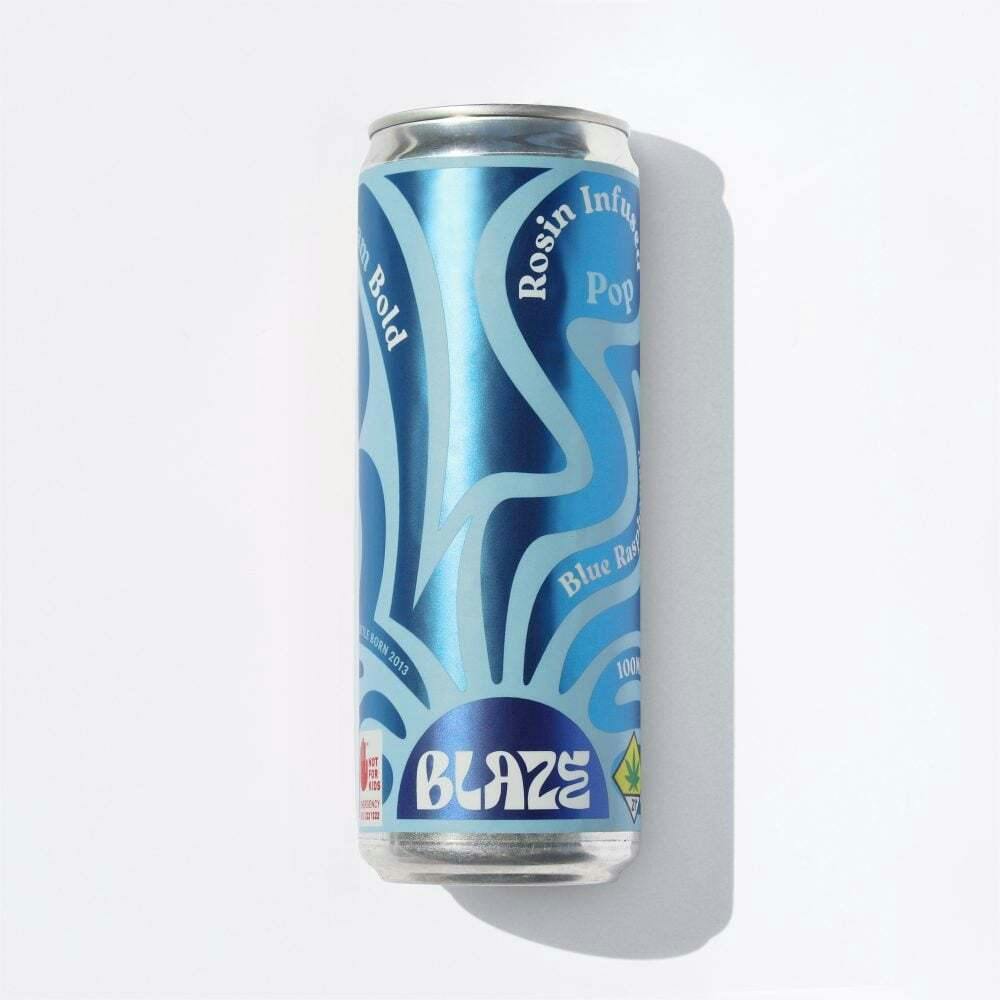 Blue Raspberry [12oz] (100mg) | Blaze - Rosin Pop
