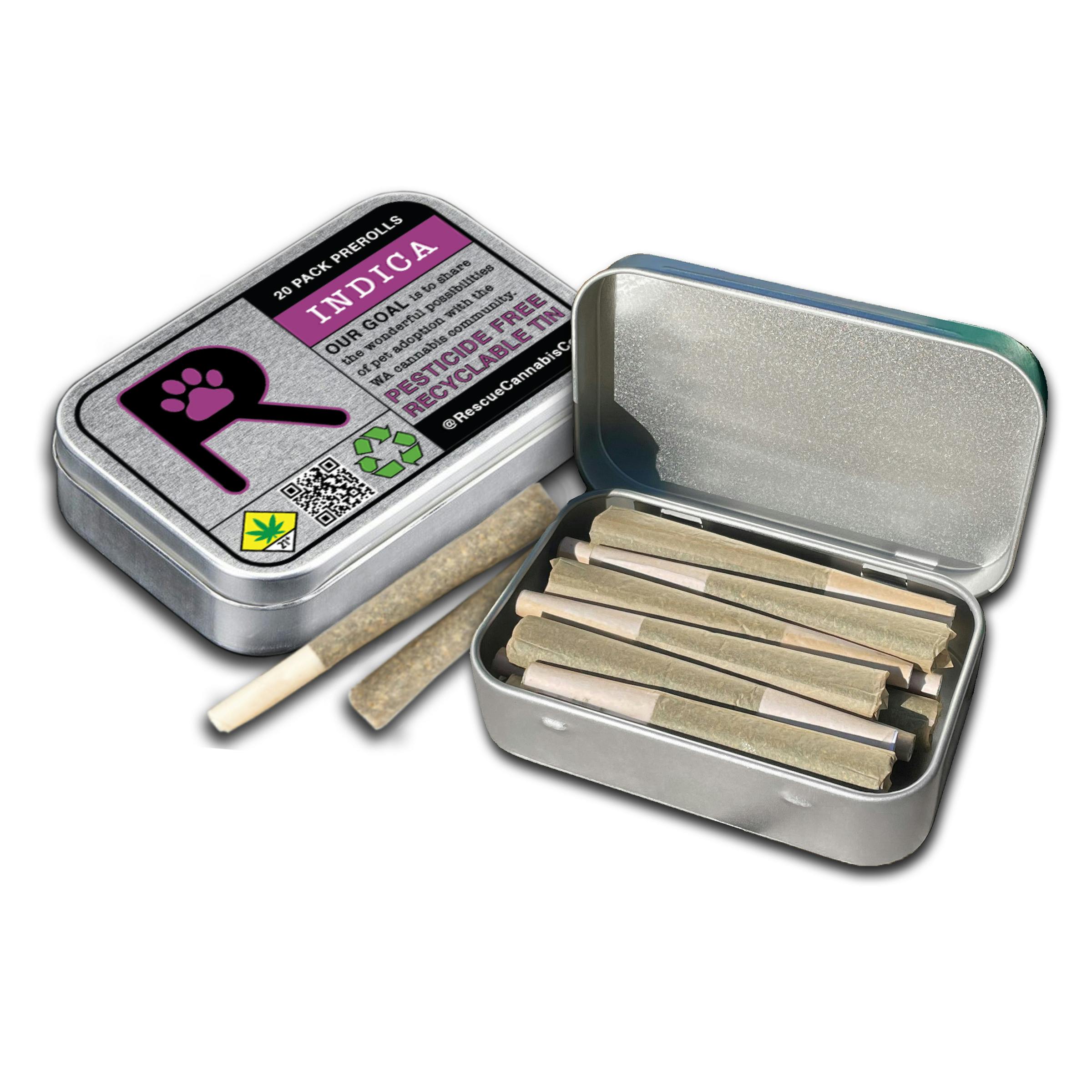 Sourdough [20 Pack .5g] | Rescue Cannabis - 20 Pack Pre Rolls