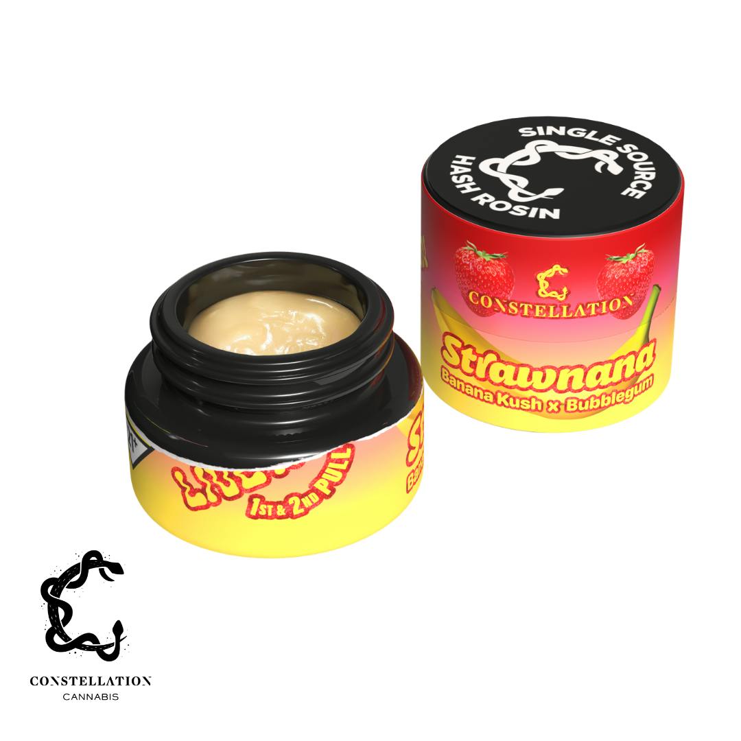 Strawnana [1g] | Constellation Cannabis - Constellation Rosin (Cold Cure)