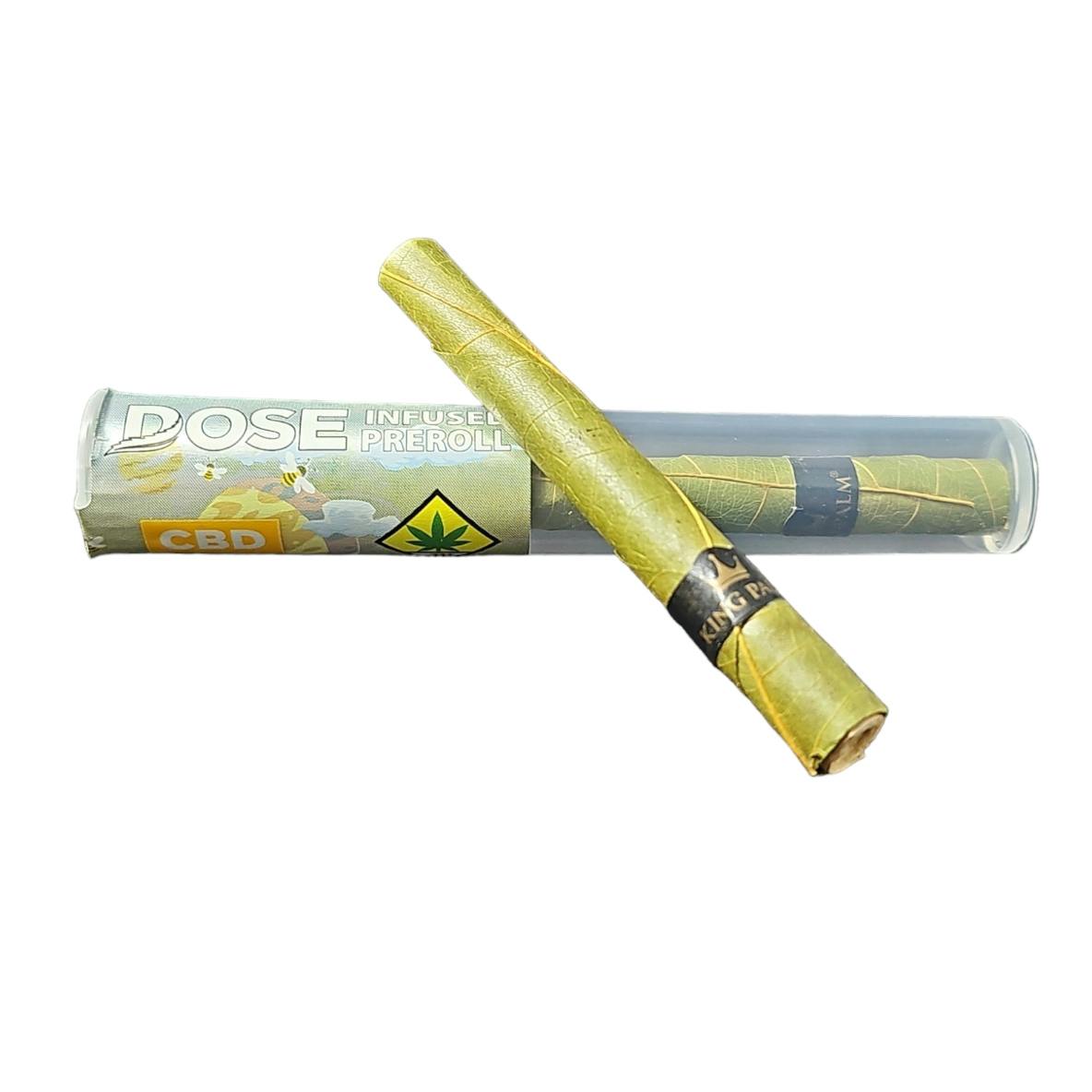 CBD Blueberry Afgoo [1g] | Dose Oil - King Palm Infused Blunt
