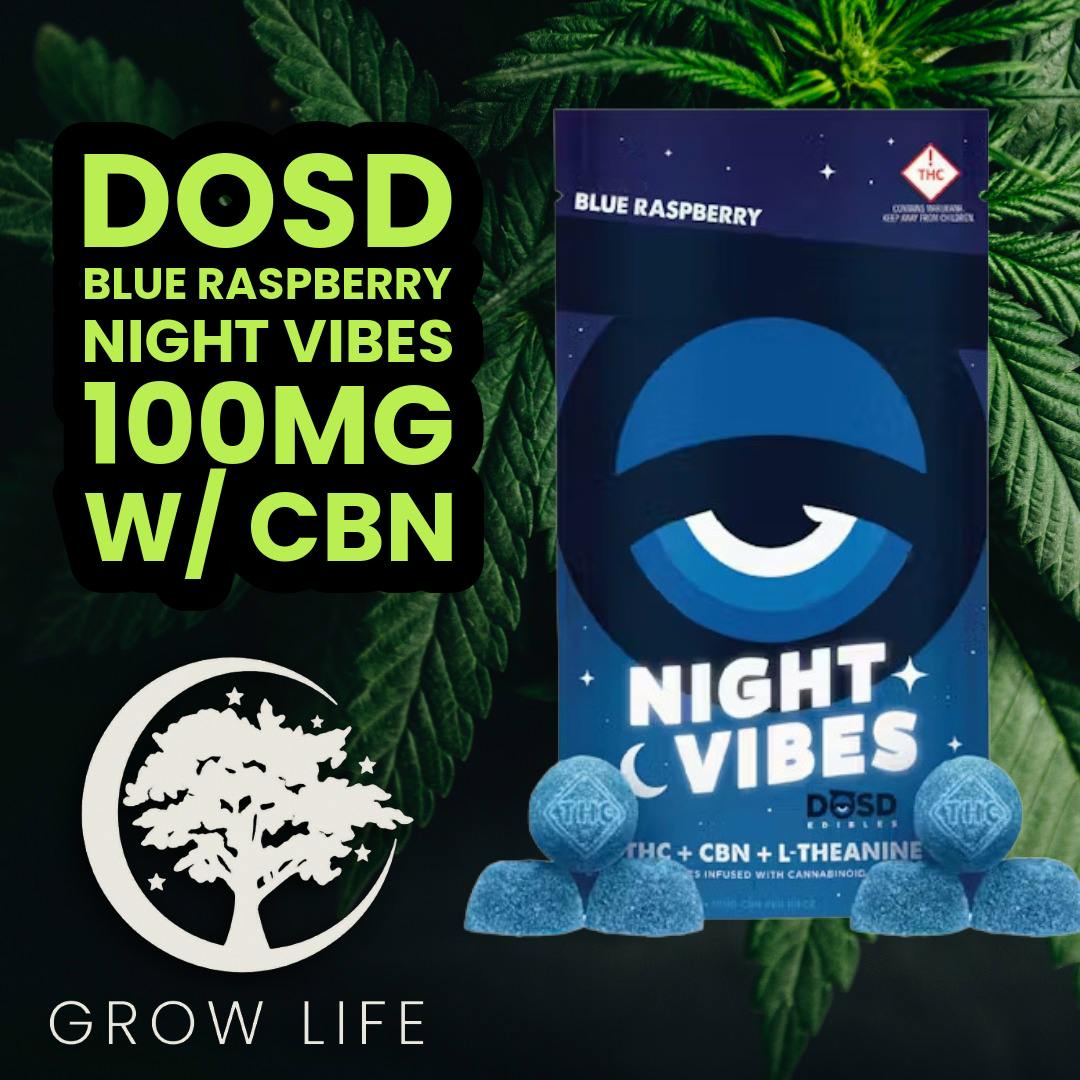 DOSD Night Vibes Blue Raspberry 100mg (REC)