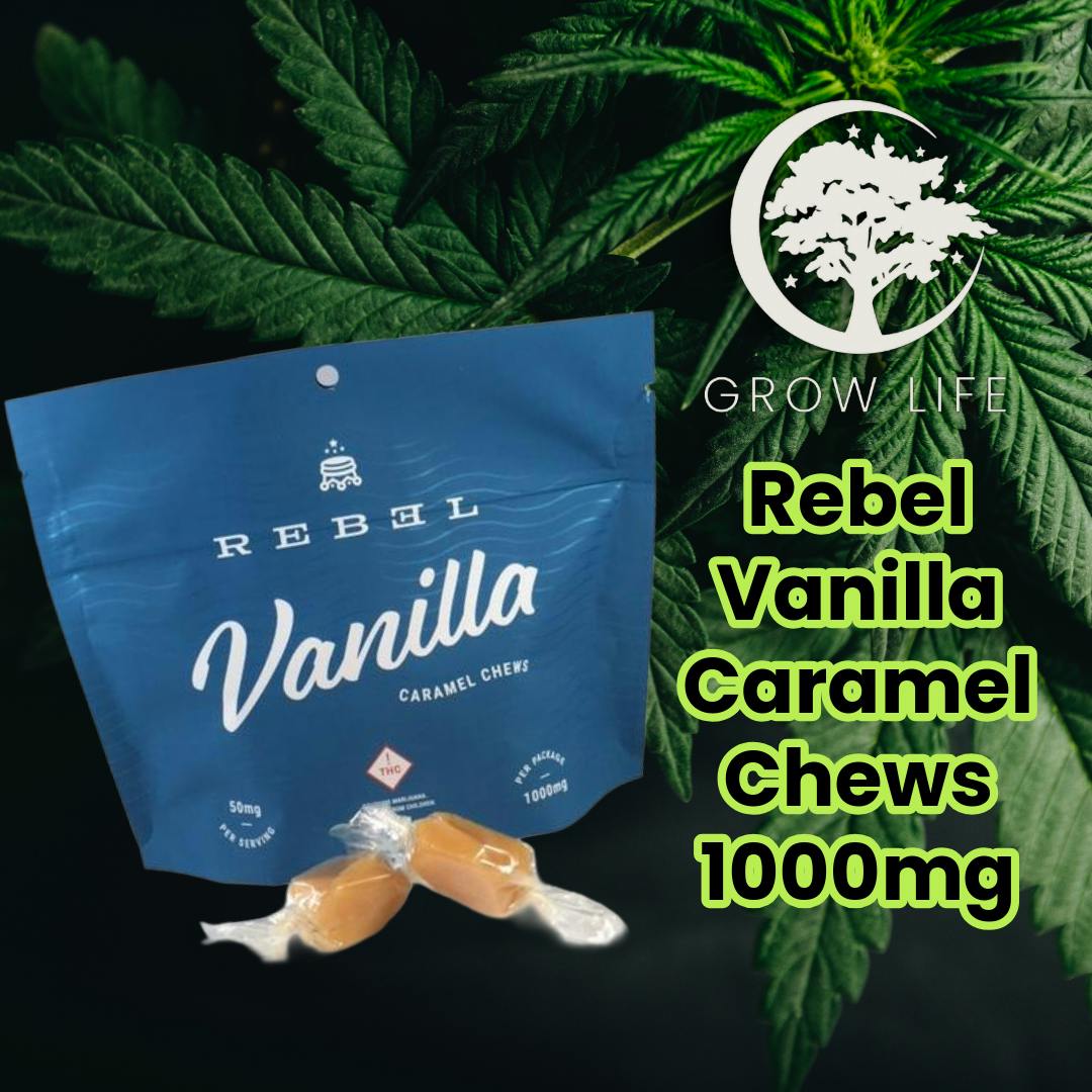 Rebel Vanilla Caramels 1000mg