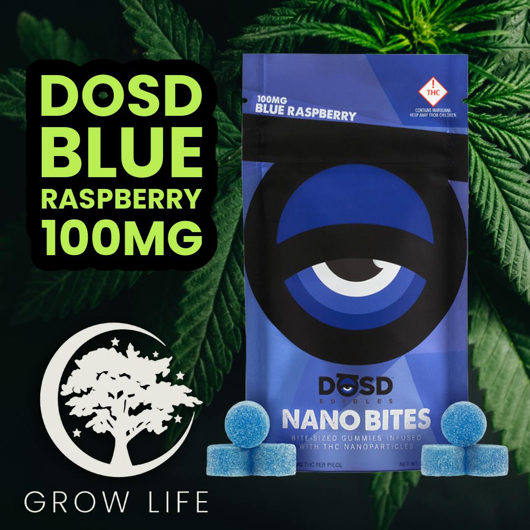 Dosd Gummies Blue Raspberry 100mg (REC)
