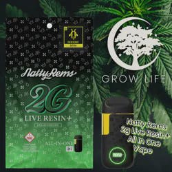 Natty Rems Live Resin+ AIO Vape Cherry Diesel 2g (REC)
