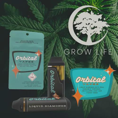 Orbital Liquid Diamonds Vape Grape Guava 1g (REC)