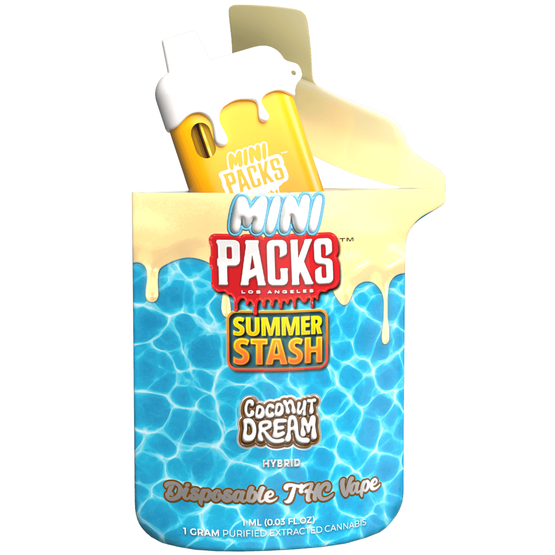 Packspods Mini Live Resin Vape Coconut Dream (H) 1g (REC)