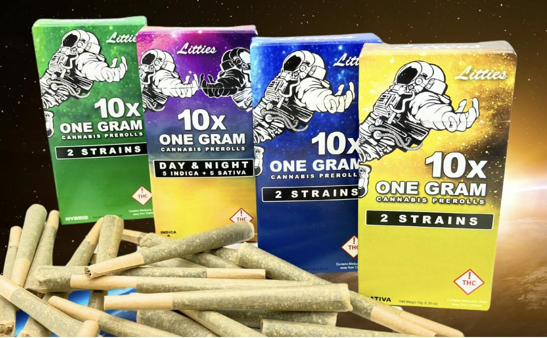 Litties Prerolls - Day & Night - Lime Optix & Pu-Tang 2.0 10pk