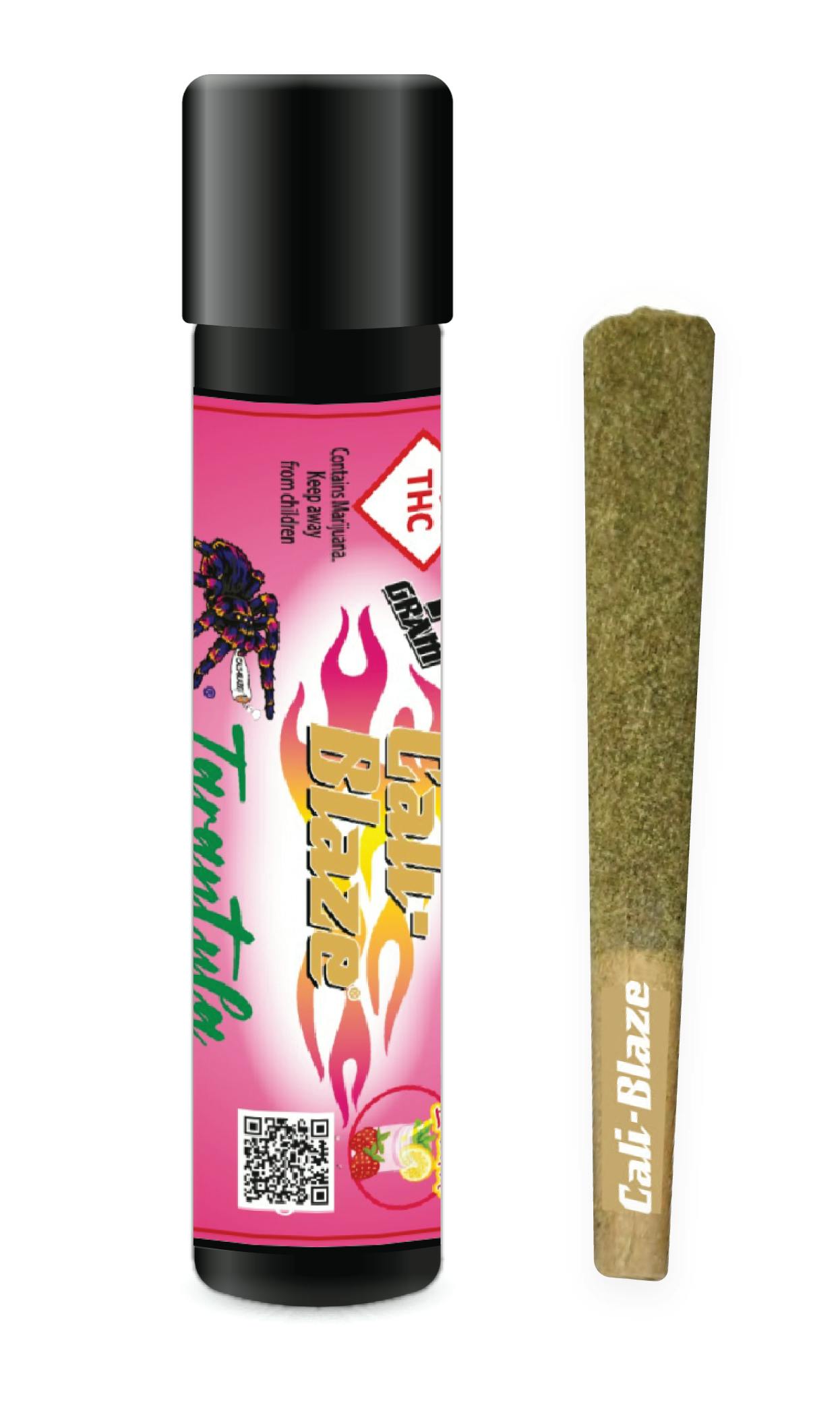 Tarantula Hash Covered Infused Joints Strawberry Lemonade 1g