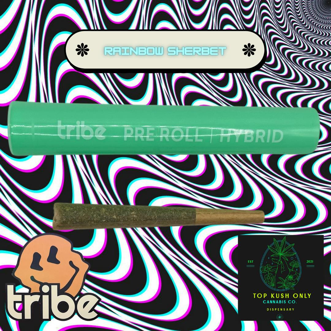Rainbow Sherbet - 1g Tribe Preroll