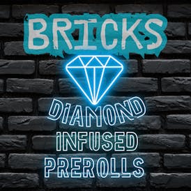 Apple Fritter - 0.7g Bricks Diamond Infused Pre-roll