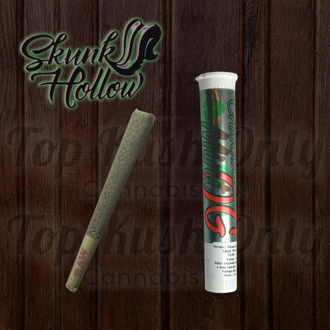 Chocolate Mint OG -1g PreRoll - Skunk Hollow