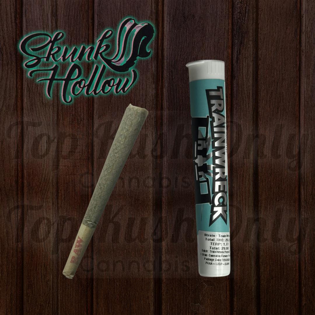 TrainWreck - 1G Pre Roll - Skunk Hollow