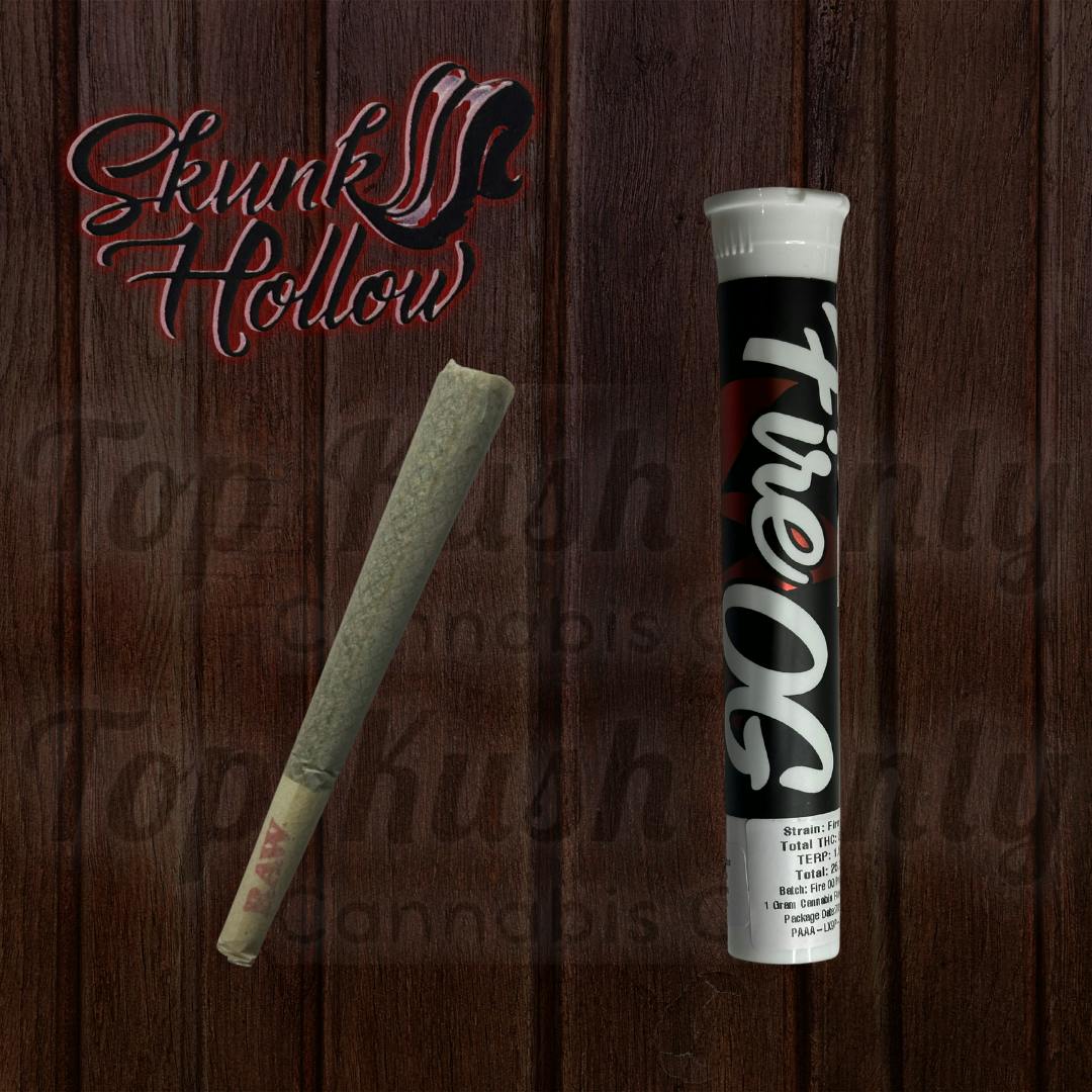 Fire OG - 1G Pre Roll - Skunk Hollow