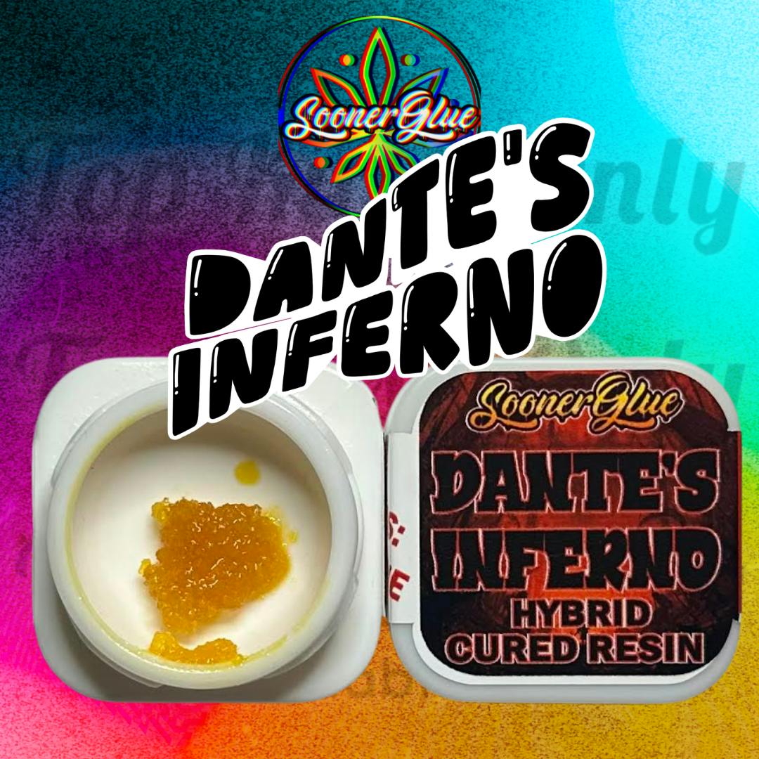 Sooner Glue - 1g Exract Cured Resin - Dante's Inferno | Indica