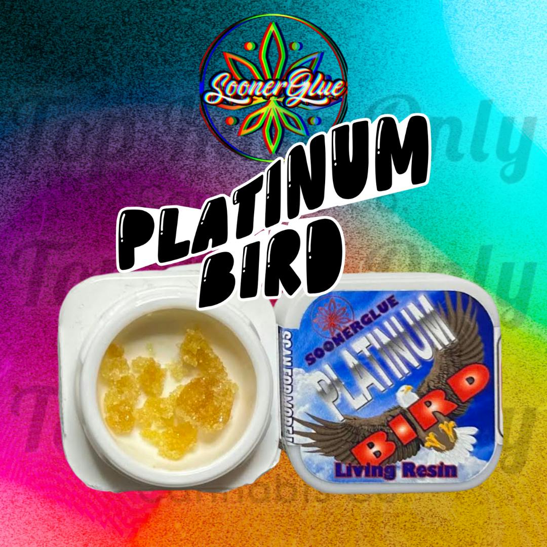 1g Platinum Bird Live Resin by Sooner Glue