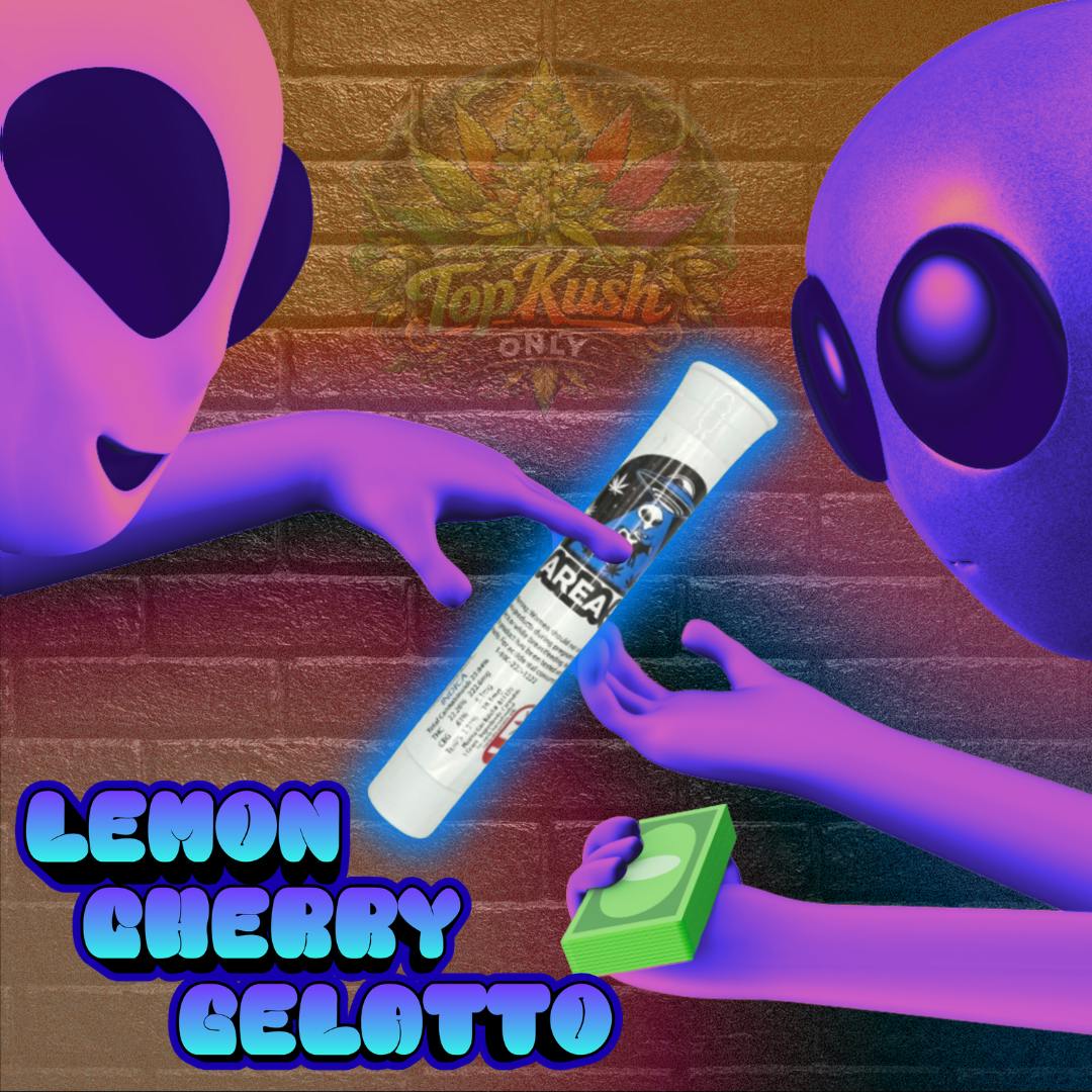 AREA 51 - LEMON CHERRY GELATO Pre-Roll