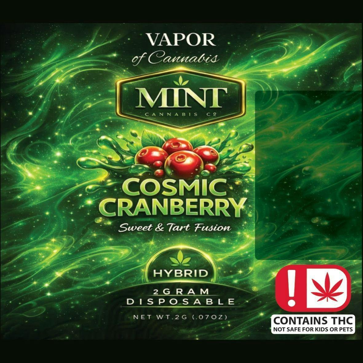 Mint - 2 Gram Disposable - Cosmic Cranberry