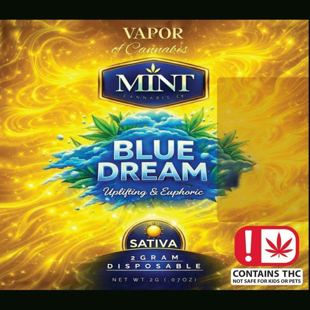 Mint - 2 Gram Disposable - Blue Dream