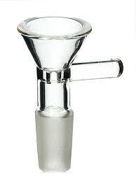 14mm Male Clear Bowl W/ Handle