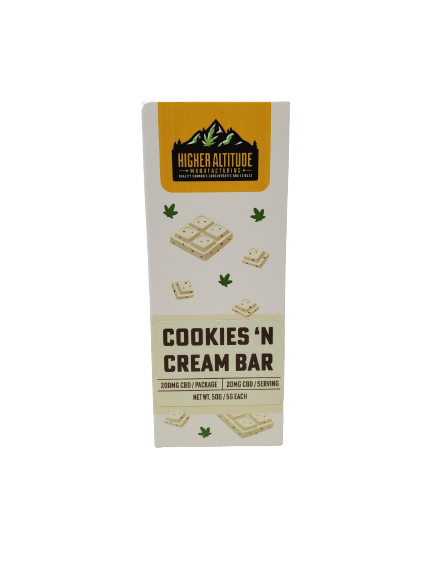 100mg CBD Cookies 'N Cream Chocolate | HA