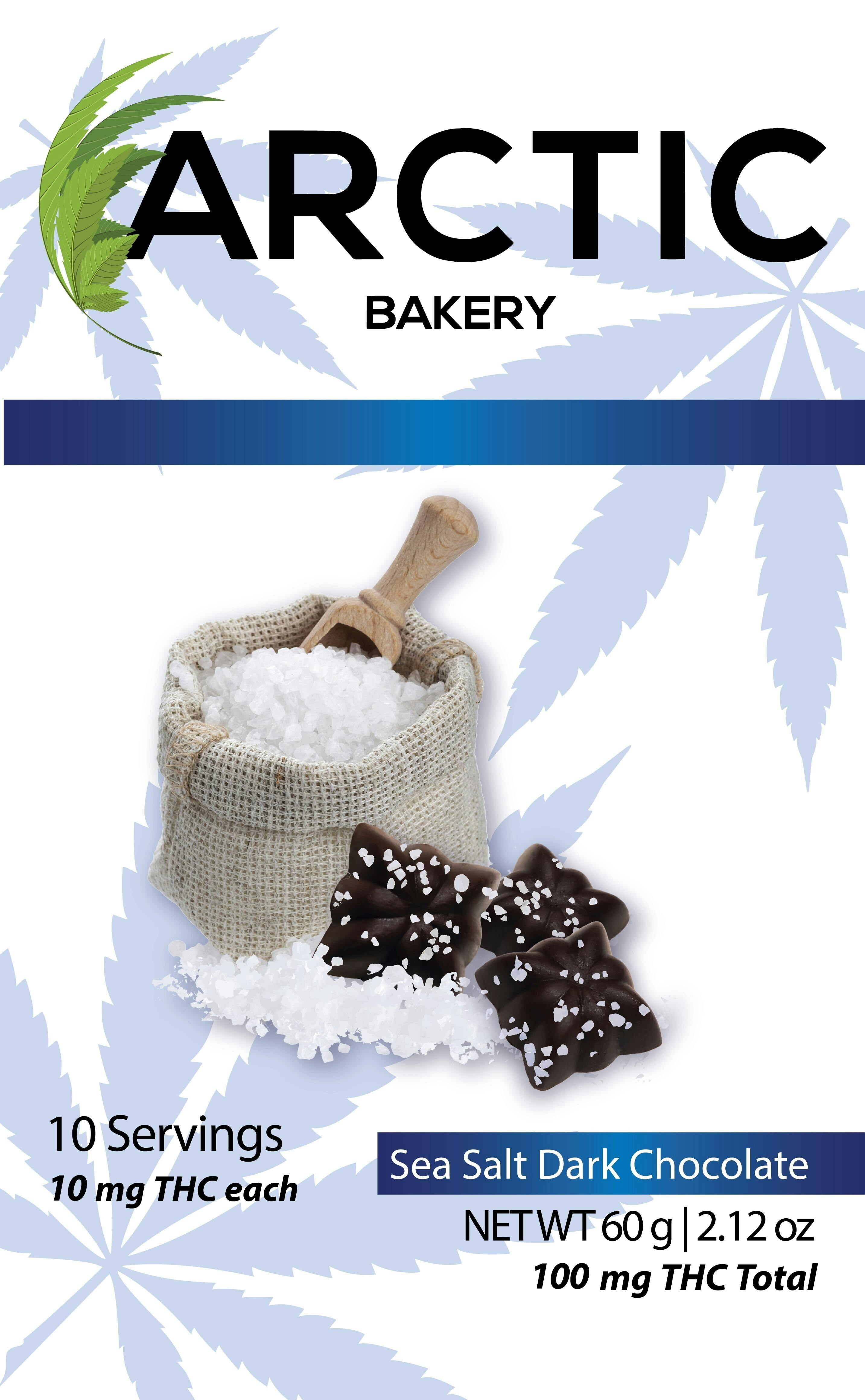100mg Dark Chocolate Sea Salt (H) | Candy