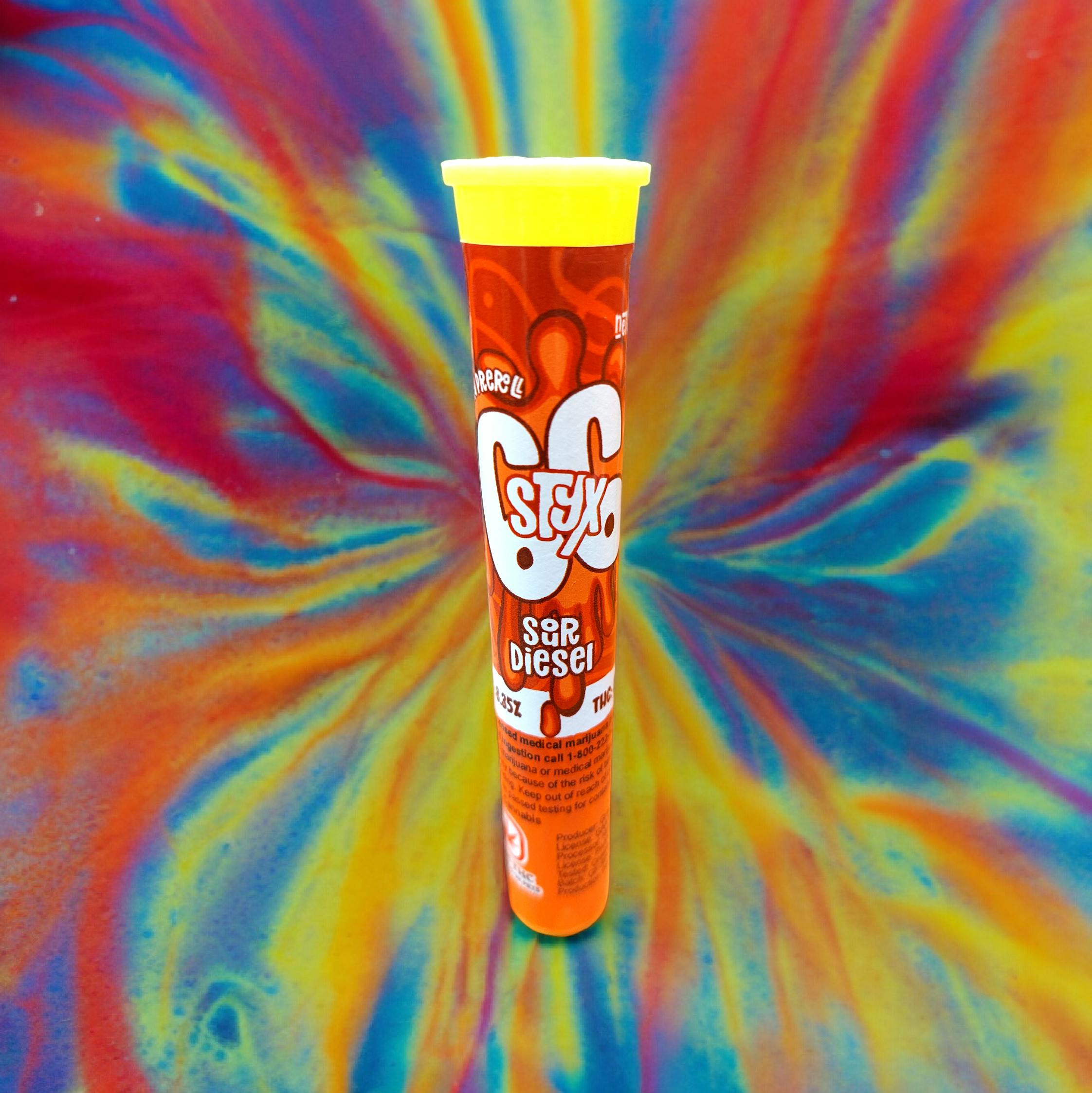 HIRB STYX Infused Pre-Roll - Sour Diesel