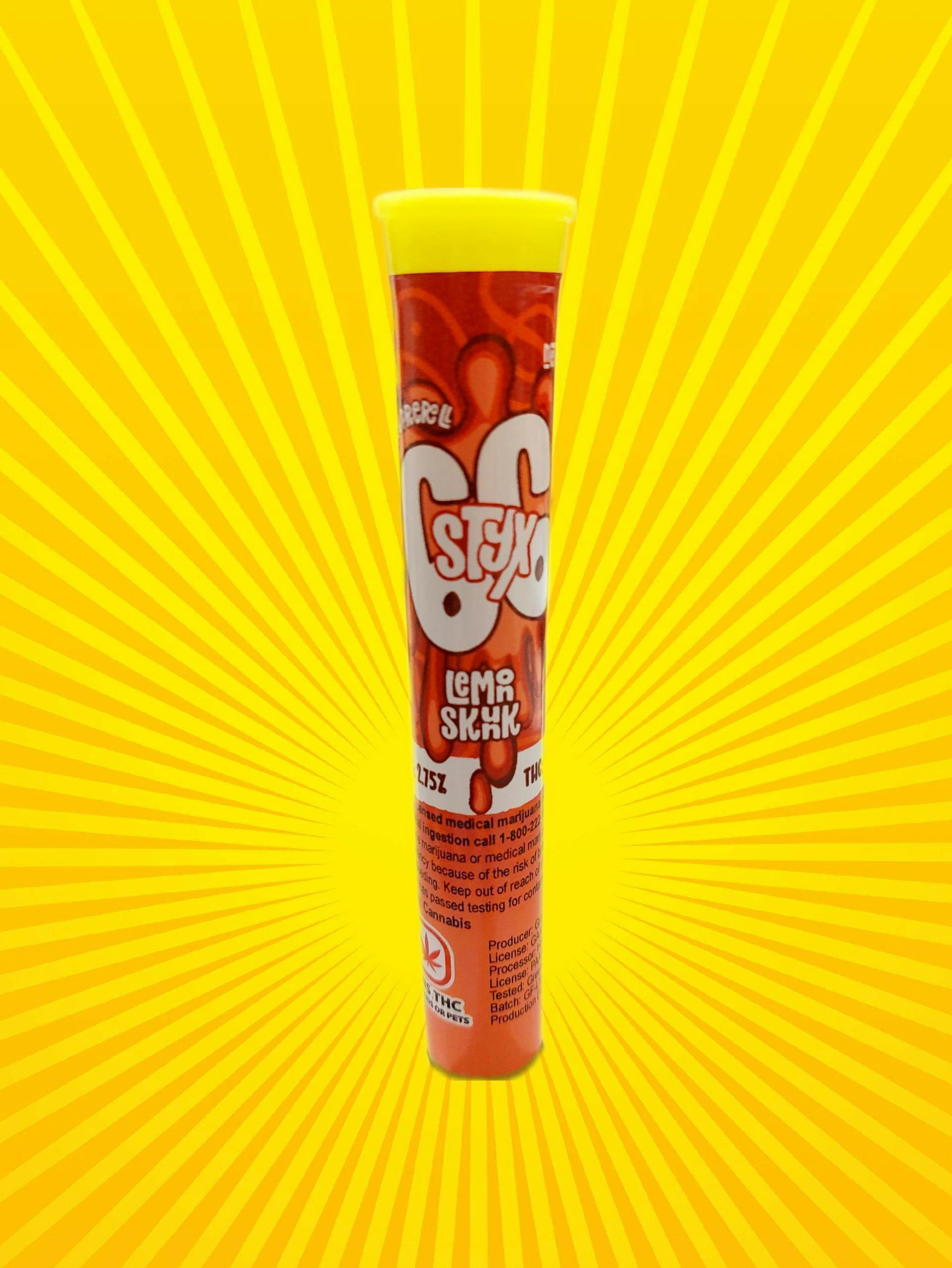 HIRB STYX Infused Pre-Roll- Lemon Skunk