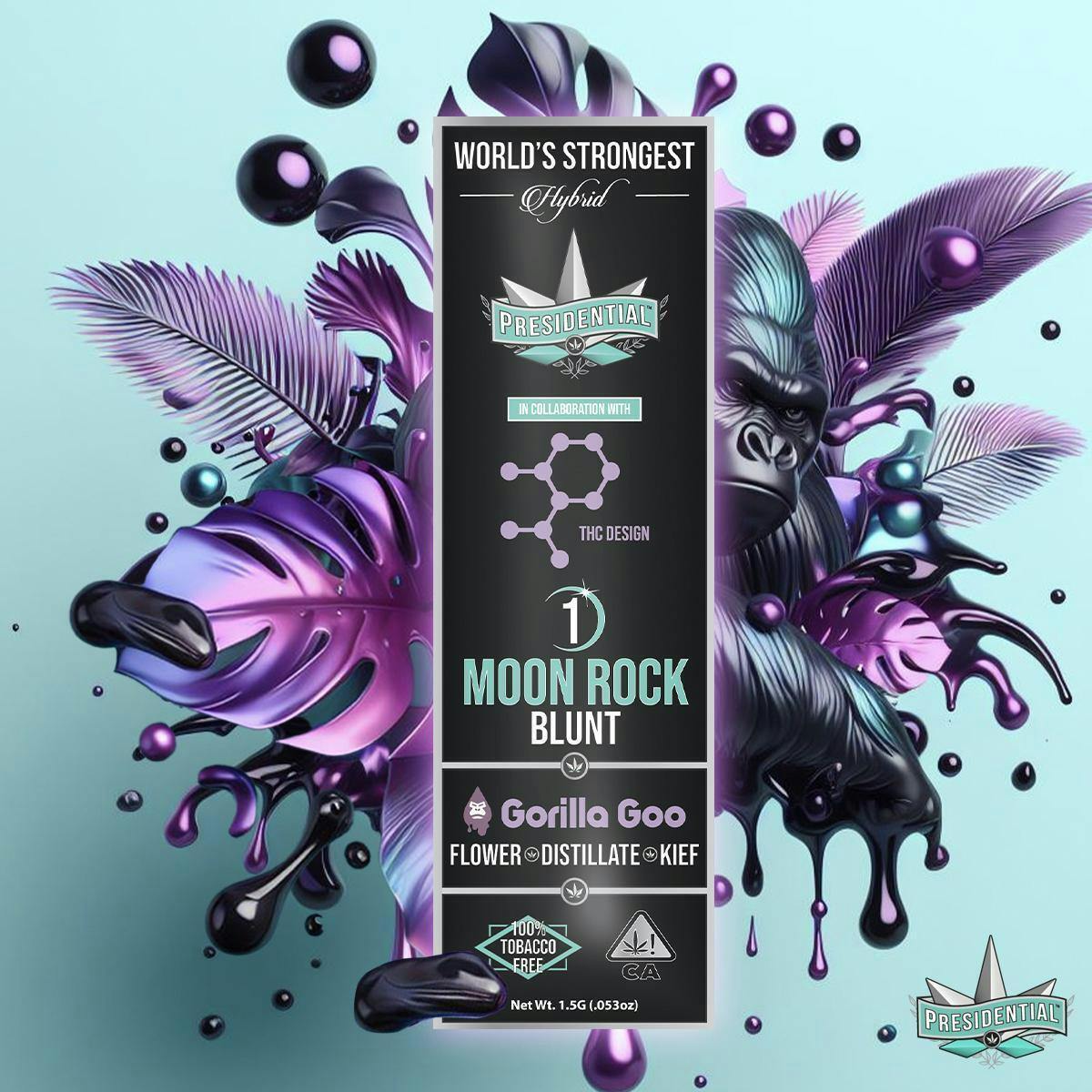 Presidential Moon Rock Gorilla Goo